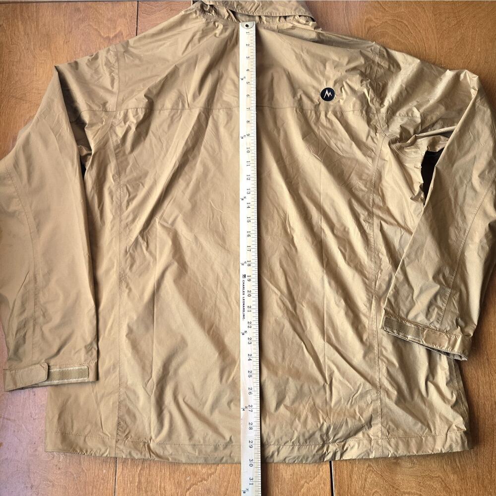 Marmot Men's Caramel Hooded Rain Jacket - Picture 10 of 14